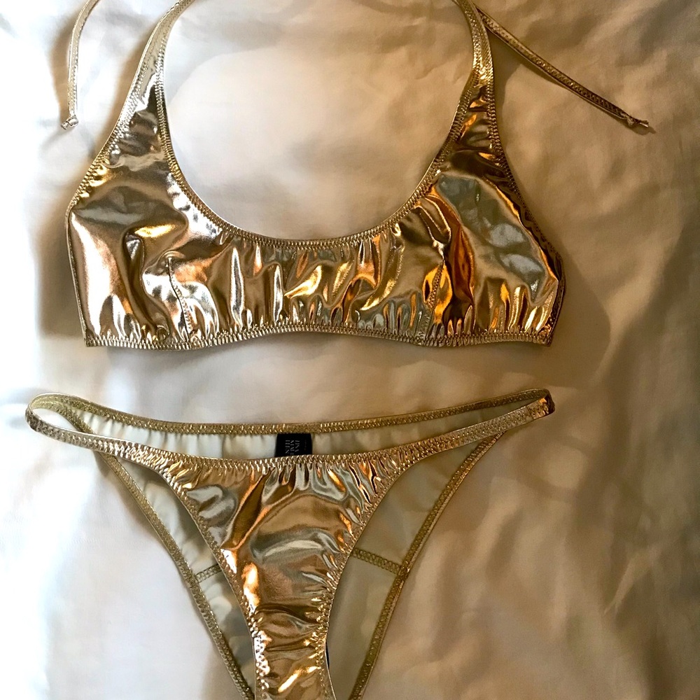 Gold bikini